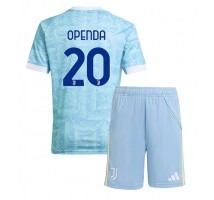 Juventus Lois Openda #20 Koszulka Wyjazdowa dzieci 2025-26 Krótki Rękaw (+ krótkie spodenki)